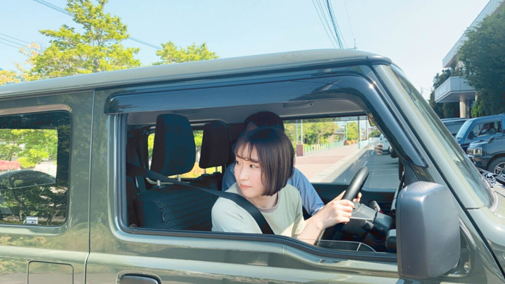苦手な車庫入れ
