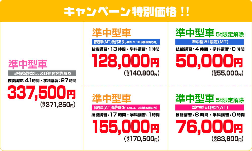 スタートキャンペーン特別価格!!
