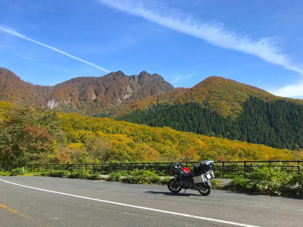 バイクで紅葉へツーリング