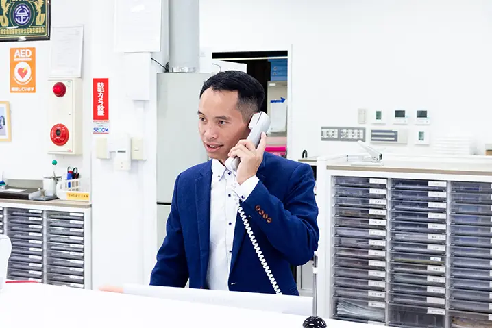 外国人スタッフのトゥアンさん