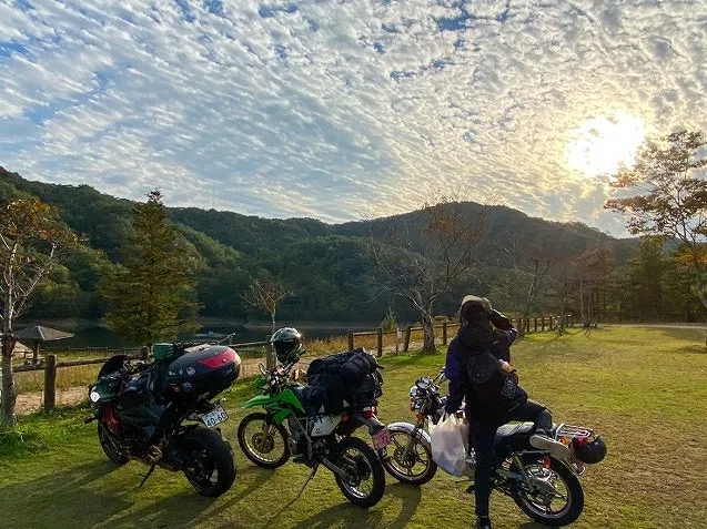 キャンプツーリング 大学生 大学生 バイク免許 ツーリング