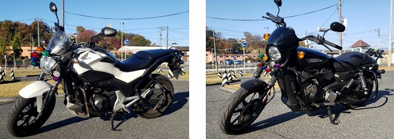 大型二輪免許取得 教習車