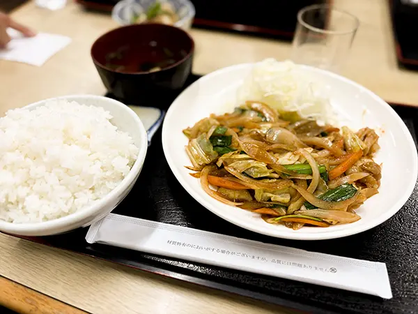 竹野食堂の定食