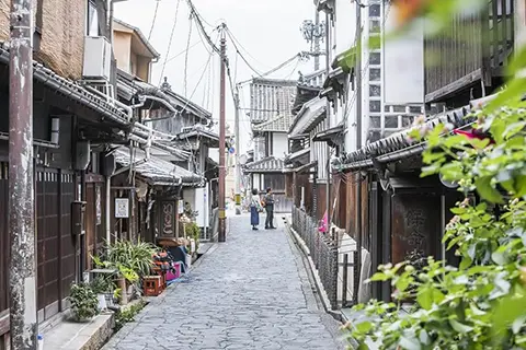 鞆の浦の町並み