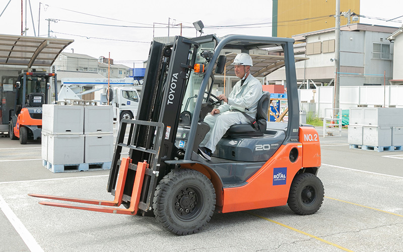 倉敷市・水島地区でフォークリフト運転技能講習